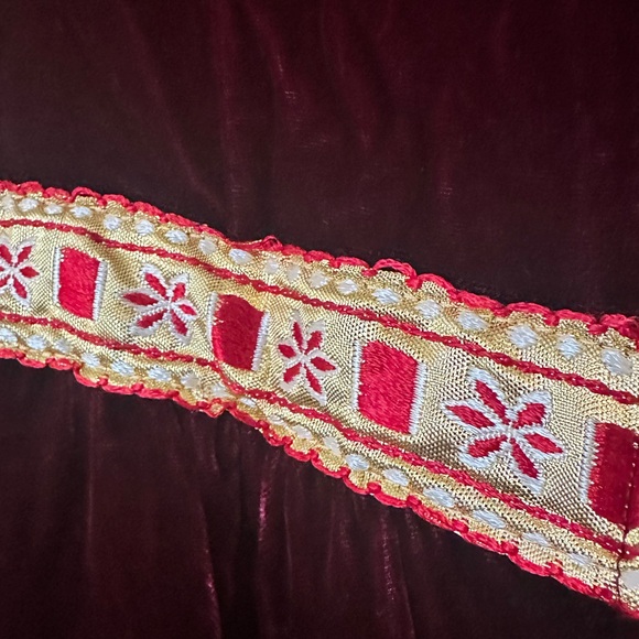 Vintage 1960s Gay Gibson burgundy velvet fit and flare dress size xs/s - Picture 7 of 8